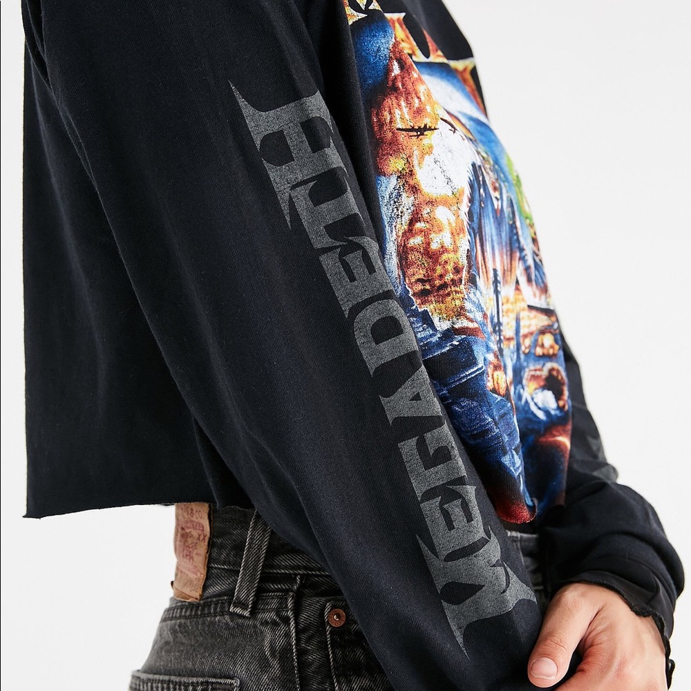 Megadeth cropped long sleeve tee - Picture 3 of 7